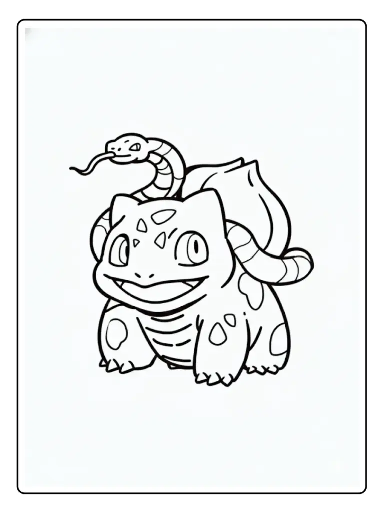 Disegni da Colorare Bulbasaur (3)