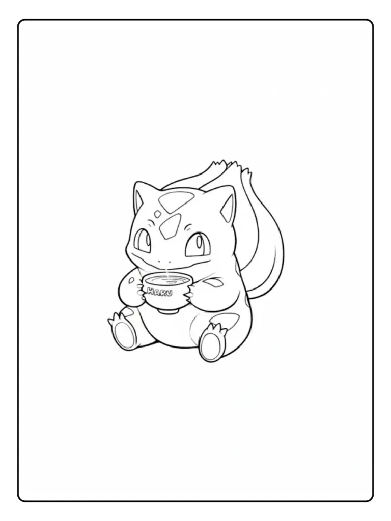 Disegni da Colorare Bulbasaur (5)