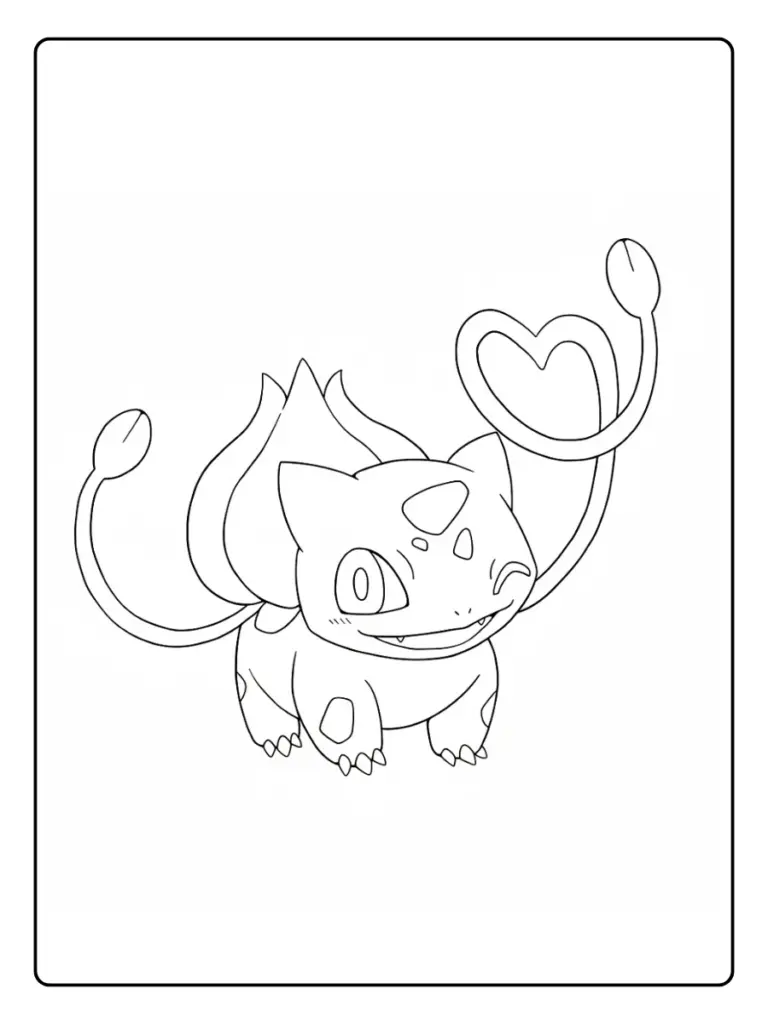 Disegni da Colorare Bulbasaur (6)