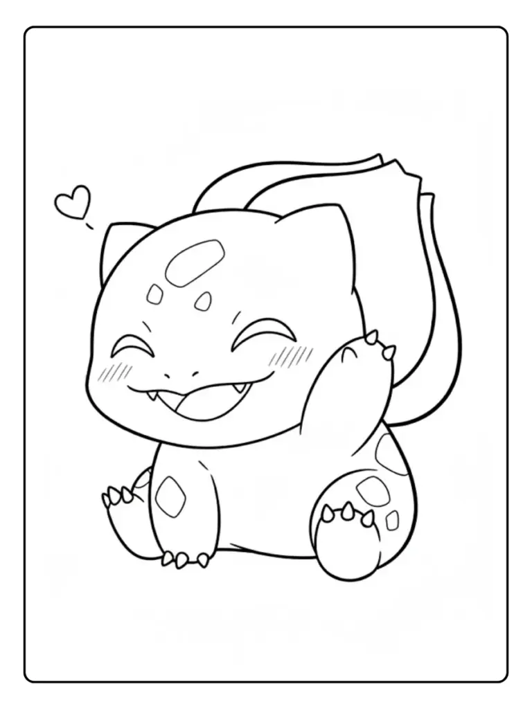 Disegni da Colorare Bulbasaur (8)
