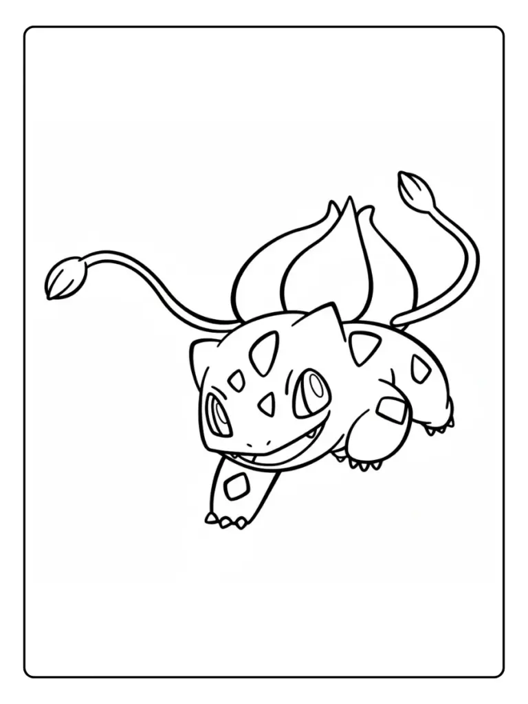 Disegni da Colorare Bulbasaur (9)
