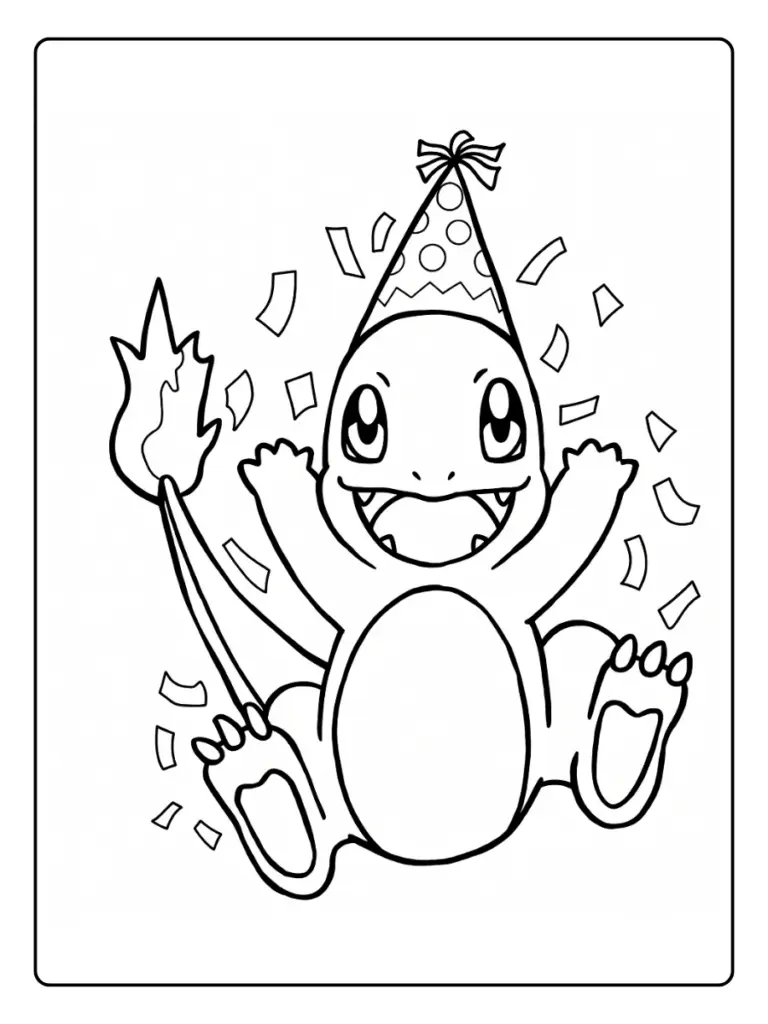 Disegni da Colorare Charmander (11)