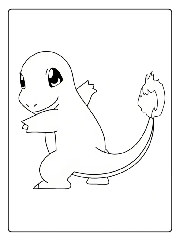 Disegni da Colorare Charmander (12)