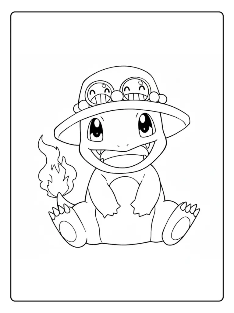 Disegni da Colorare Charmander (2)