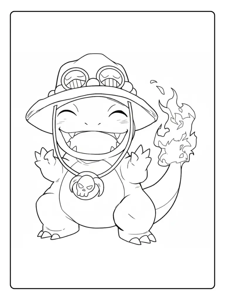 Disegni da Colorare Charmander (3)