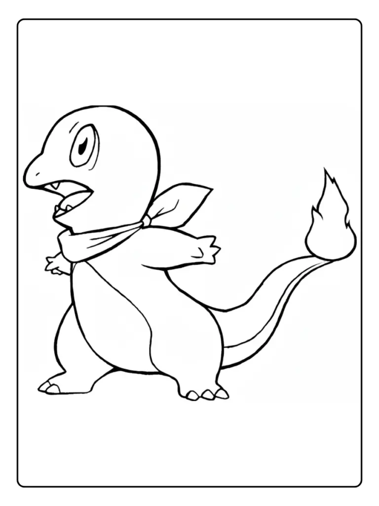 Disegni da Colorare Charmander (7)