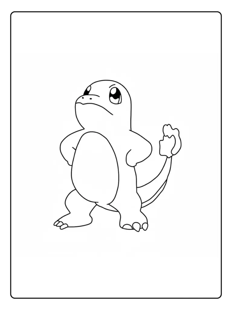 Disegni da Colorare Charmander (9)