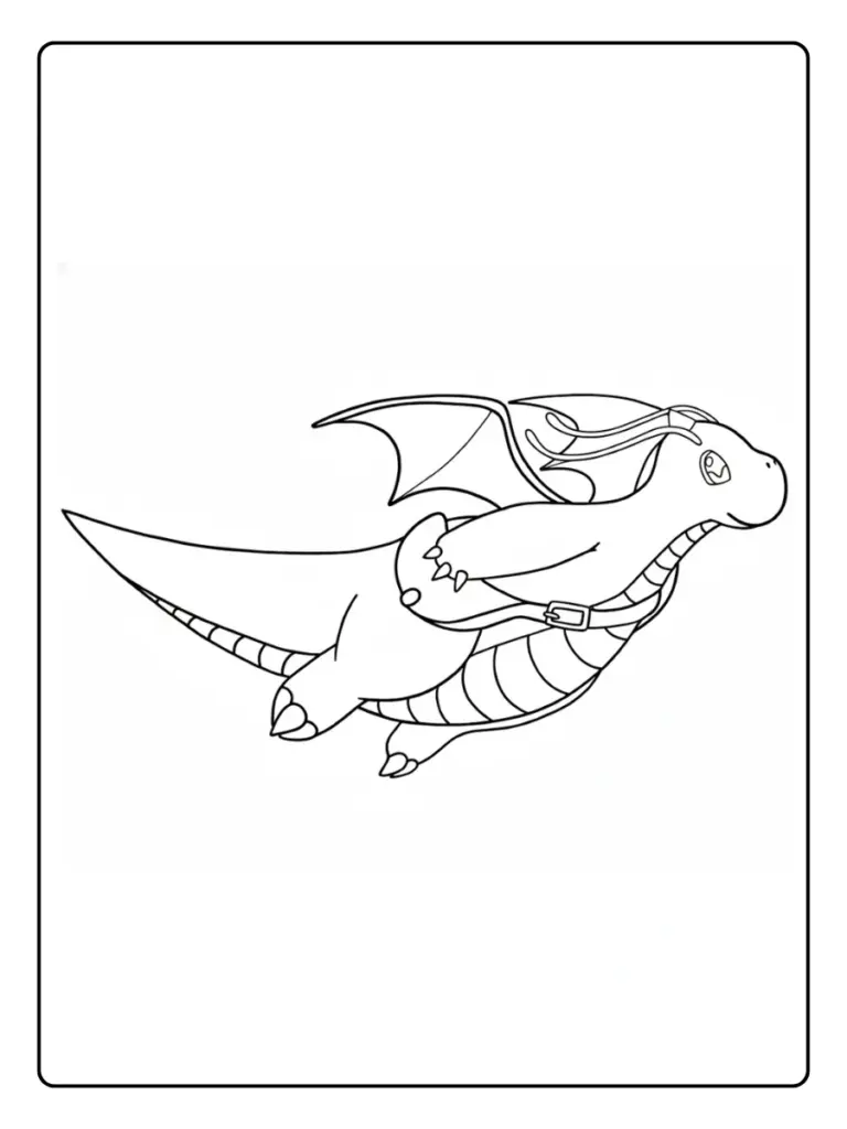 Disegni da Colorare Dragonite (12)