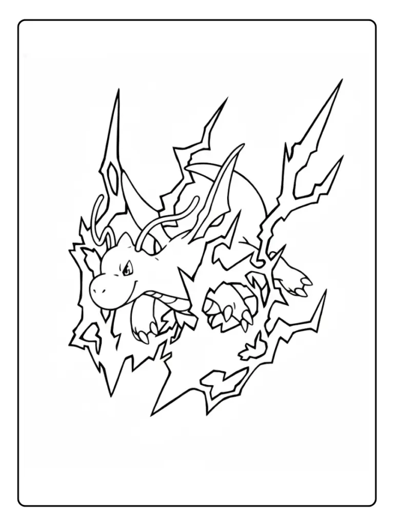 Disegni da Colorare Dragonite (8)