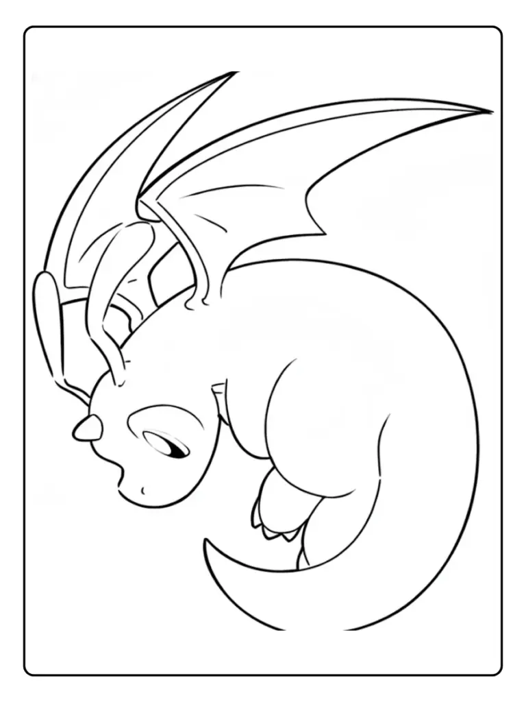 Disegni da Colorare Dragonite (9)