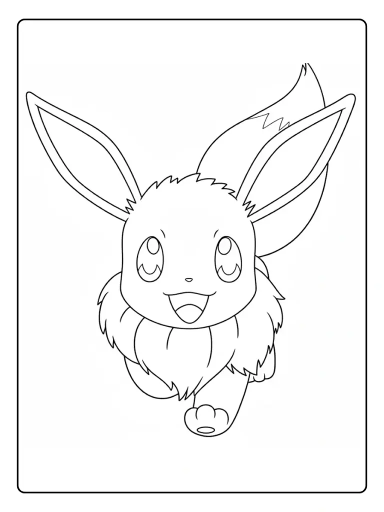 Disegni da Colorare Eevee (14)