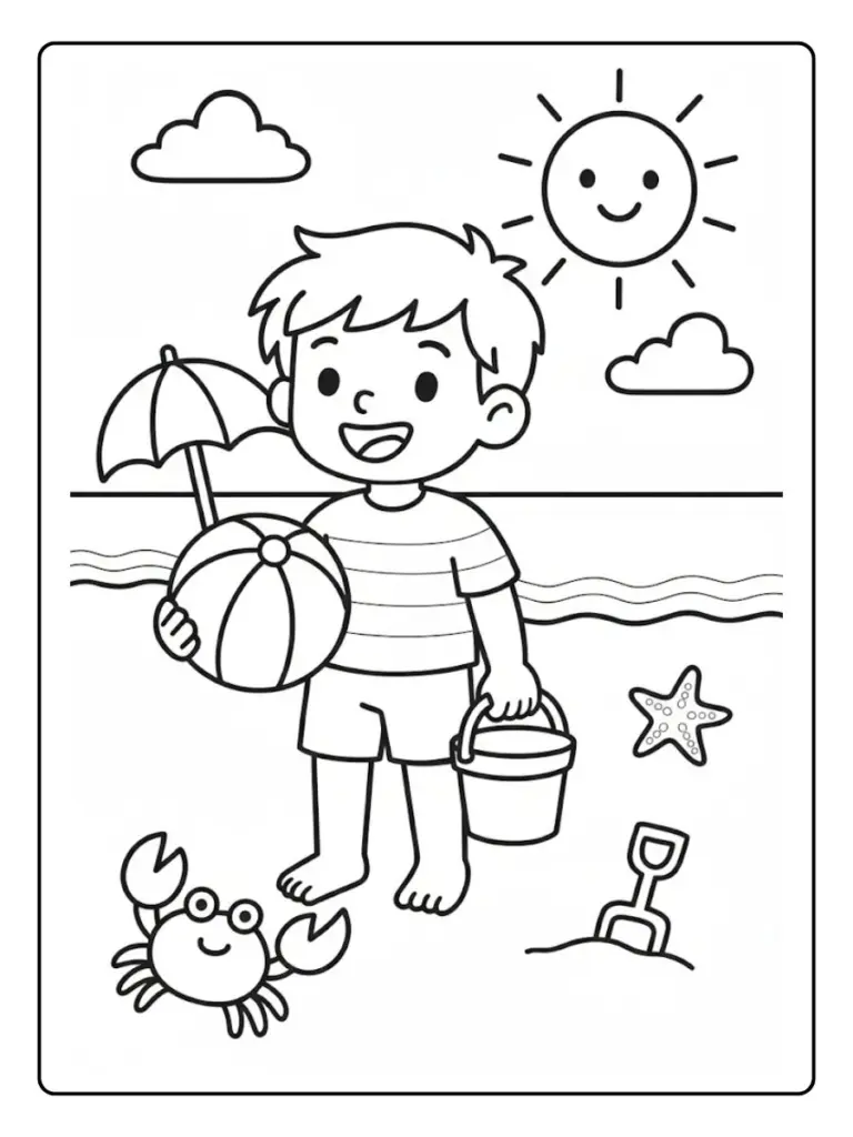 Disegni da Colorare Estate