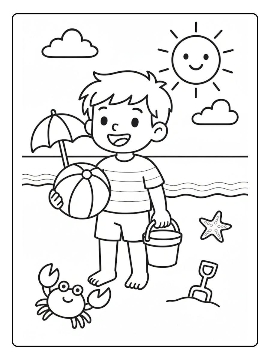 Stampe Da Colorare Disegni Da Colorare Estate: 50+ Stampe Gratuite Per Bambini - Xcolorare