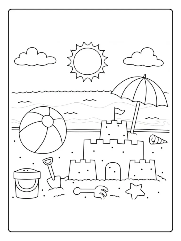 Disegni da Colorare Estate (9)