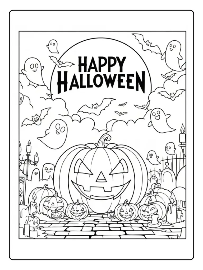 Disegni da Colorare Halloween (9)