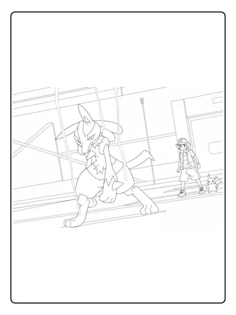 Disegni da Colorare Lucario (14)