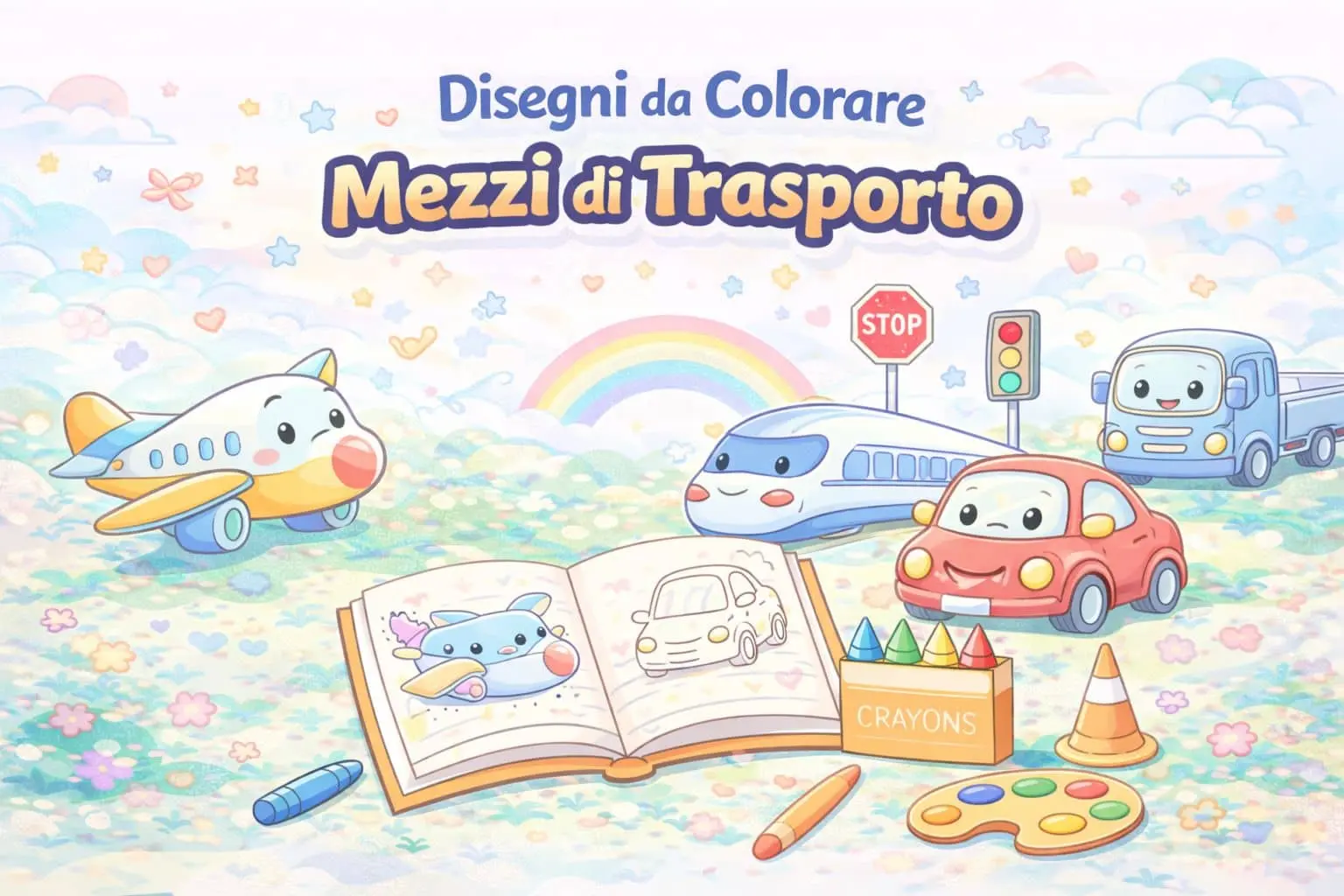 Disegni da Colorare Mezzo di Trasporto