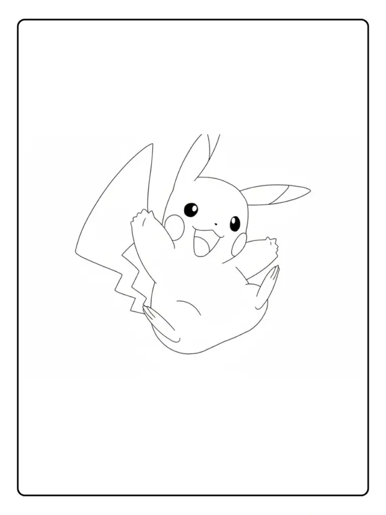 Disegni da Colorare Pikachu (14)