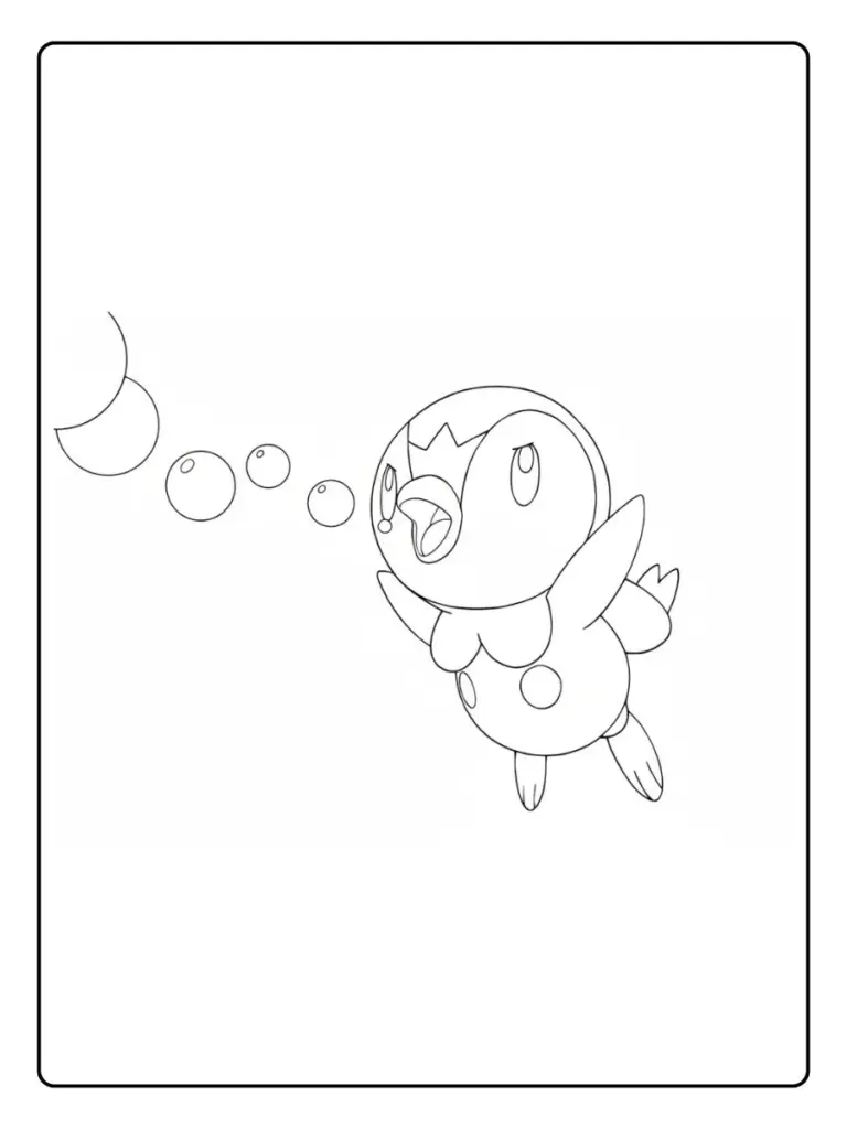 Disegni da Colorare Piplup (1)