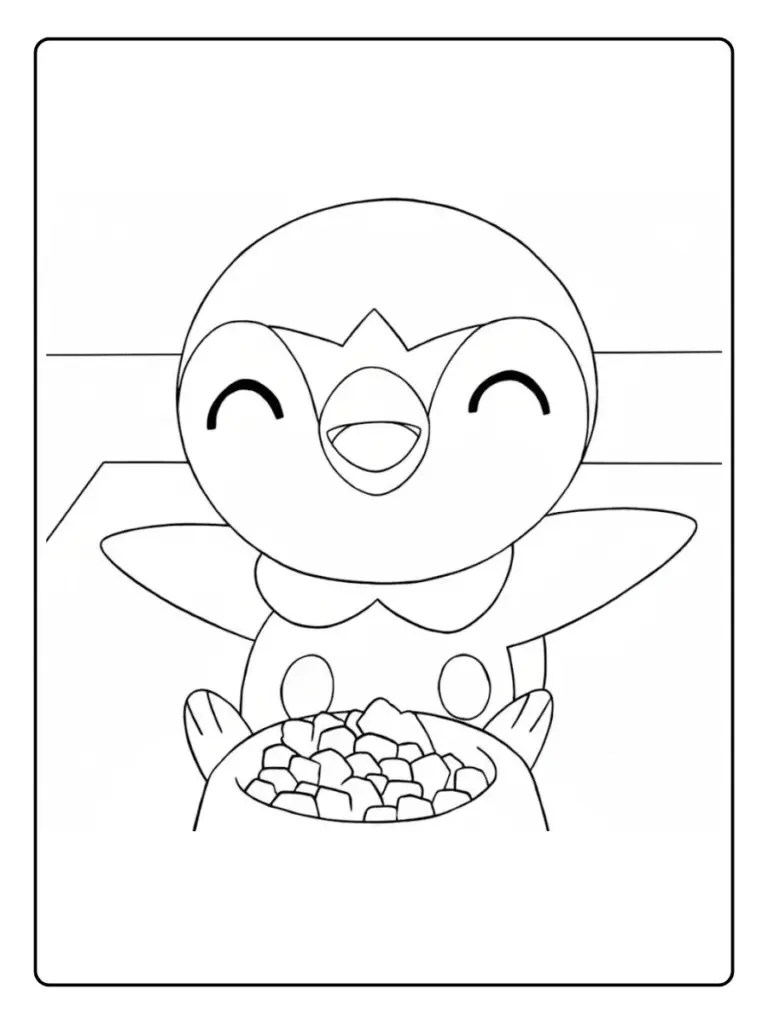 Disegni da Colorare Piplup (4)