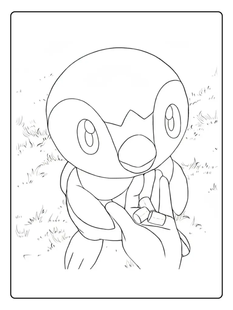 Disegni da Colorare Piplup (5)
