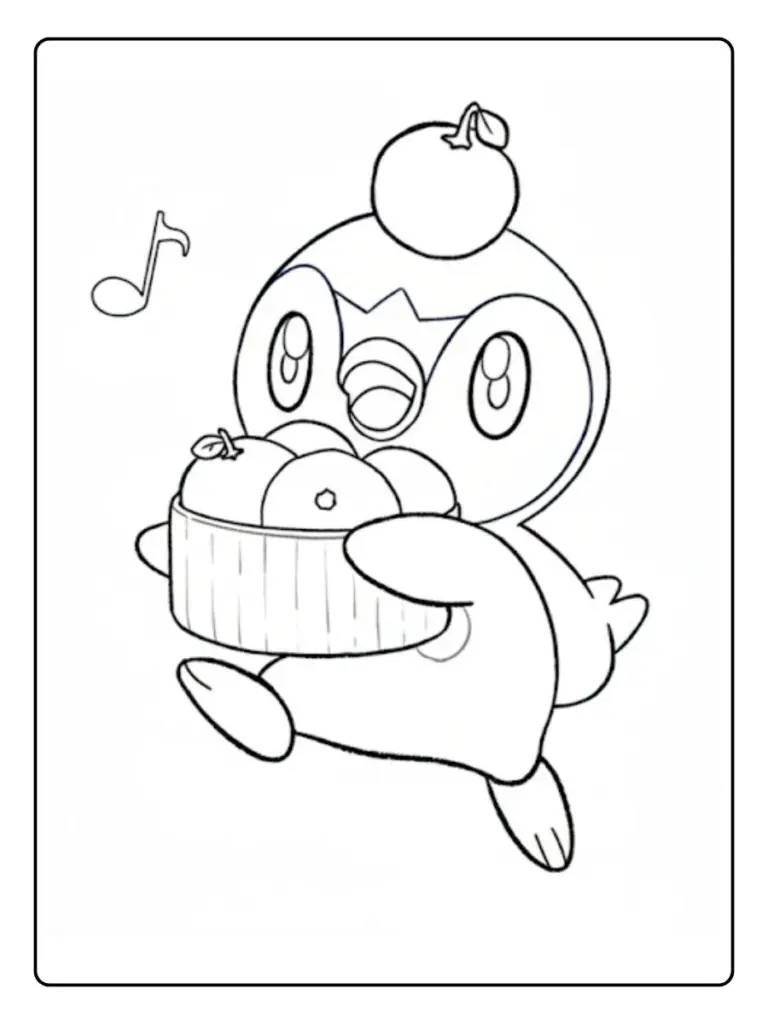 Disegni da Colorare Piplup (9)