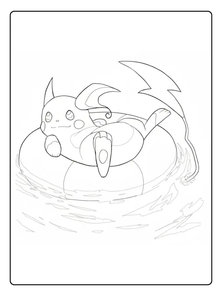 Disegni da Colorare Raichu​ (10)