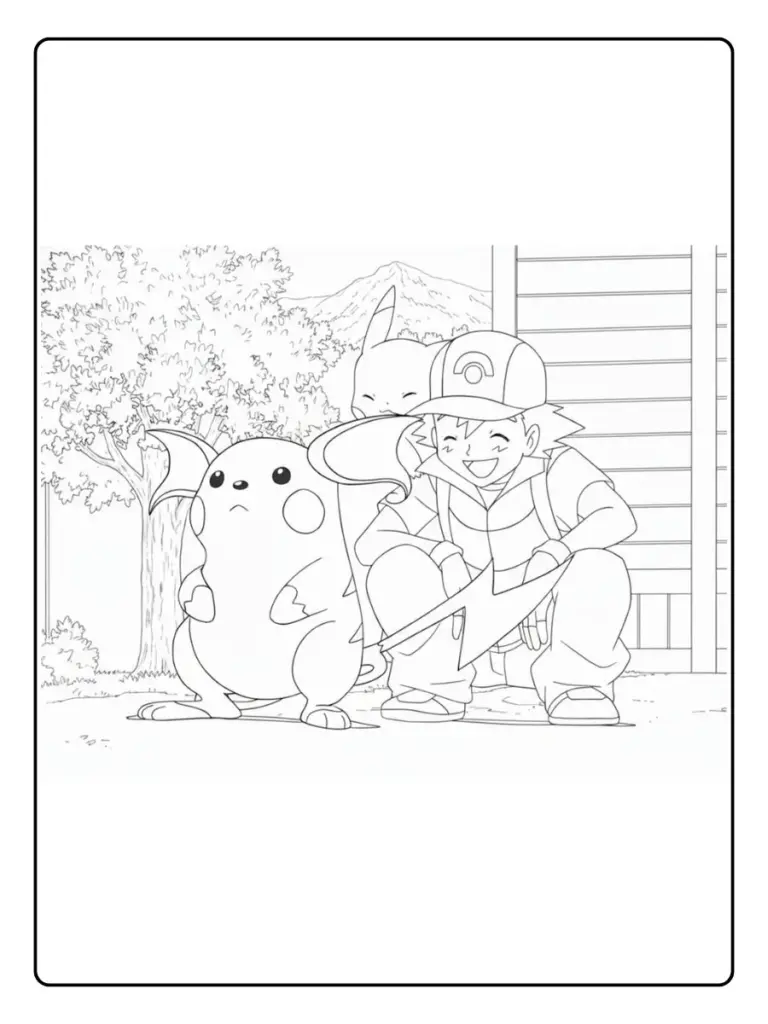 Disegni da Colorare Raichu​ (14)