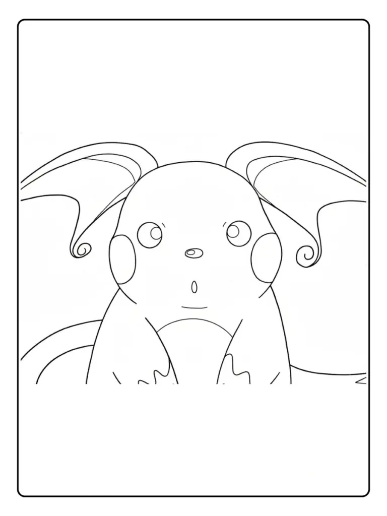Disegni da Colorare Raichu​ (15)