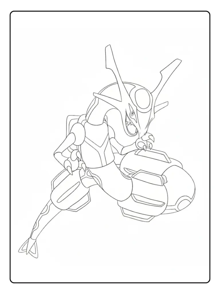 Disegni da Colorare Rayquaza (12)