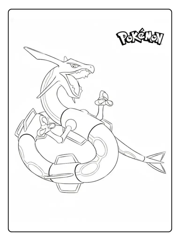 Disegni da Colorare Rayquaza (14)