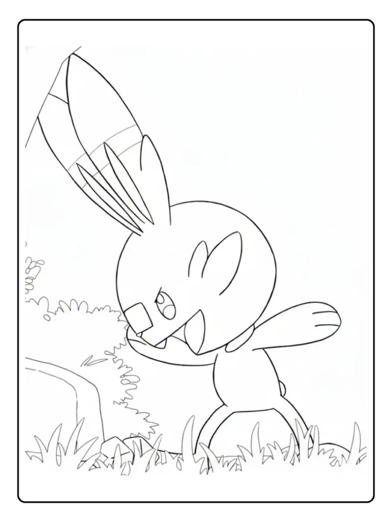 Disegni da Colorare Scorbunny (13)