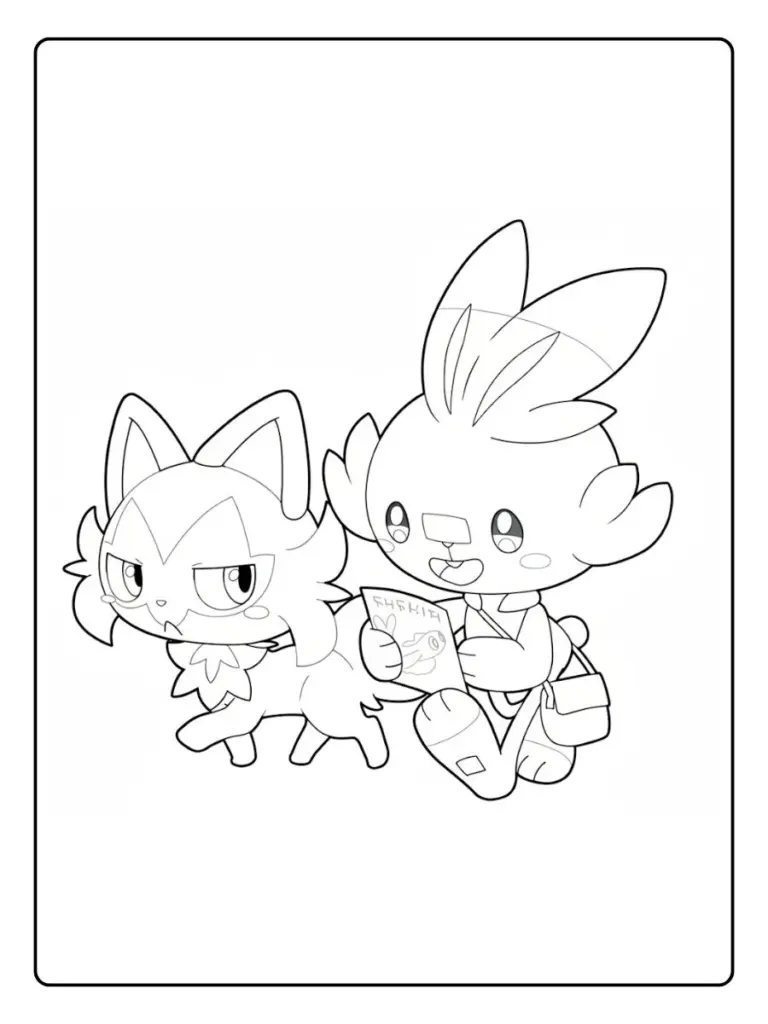 Disegni da Colorare Scorbunny (14)