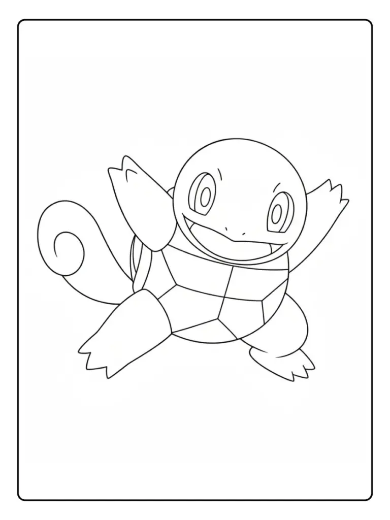Disegni da Colorare Squirtle​ (13)