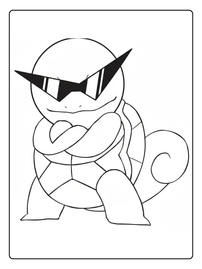 Disegni da Colorare Squirtle​ (14)