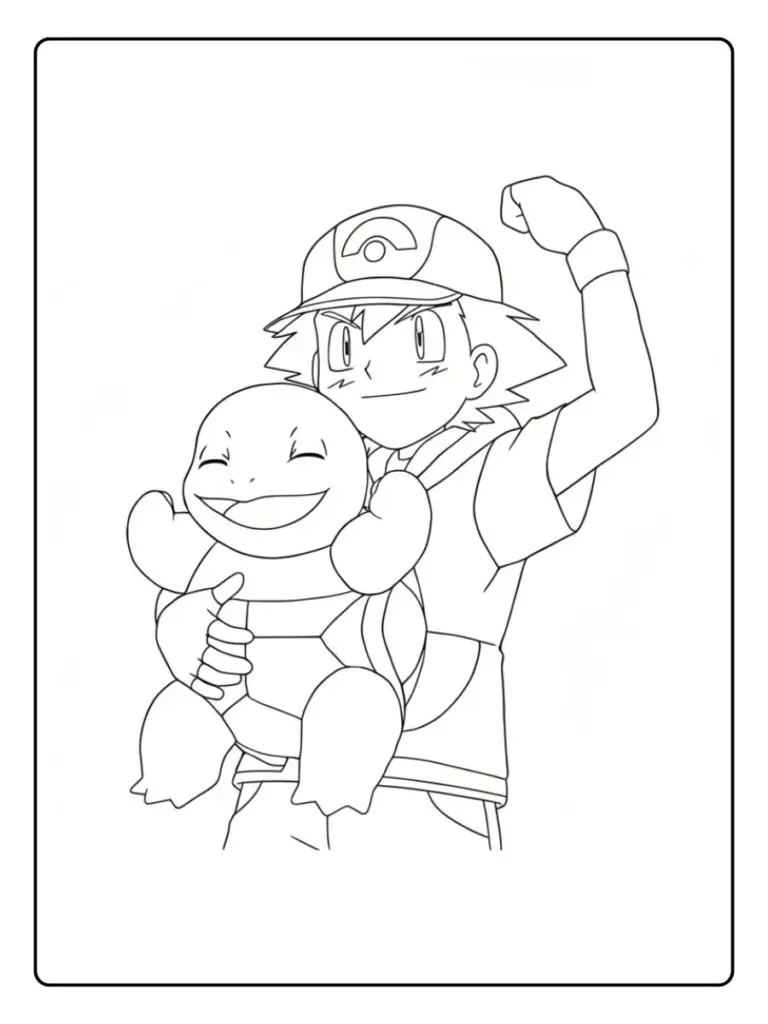 Disegni da Colorare Squirtle​ (2)