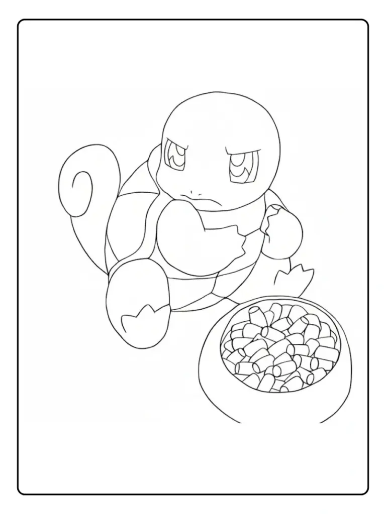 Disegni da Colorare Squirtle​ (3)