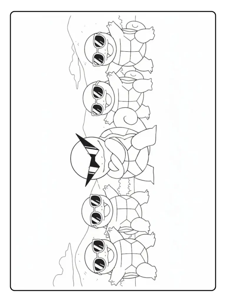 Disegni da Colorare Squirtle​ (4)