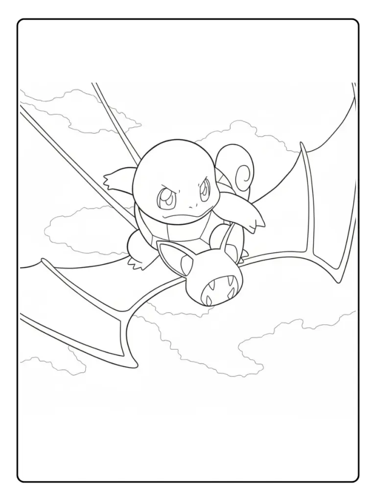 Disegni da Colorare Squirtle​ (8)