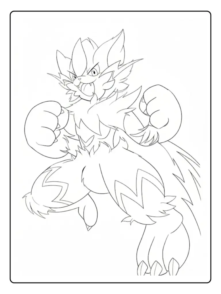 Disegni da Colorare Zeraora (10)