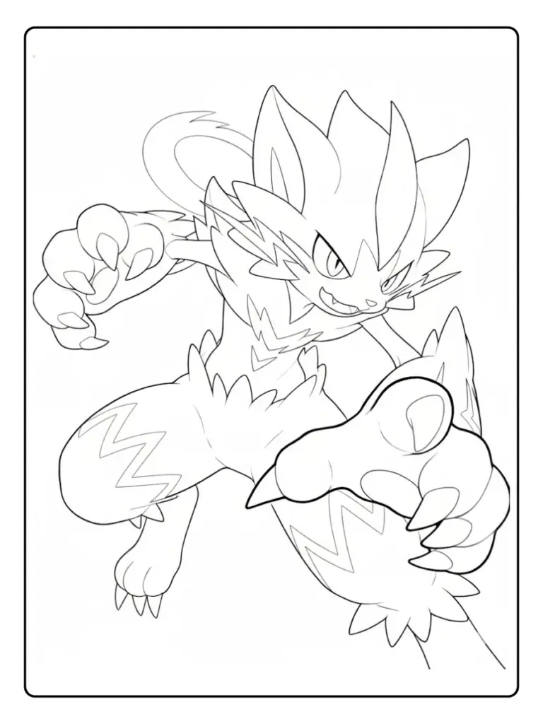 Disegni da Colorare Zeraora (11)