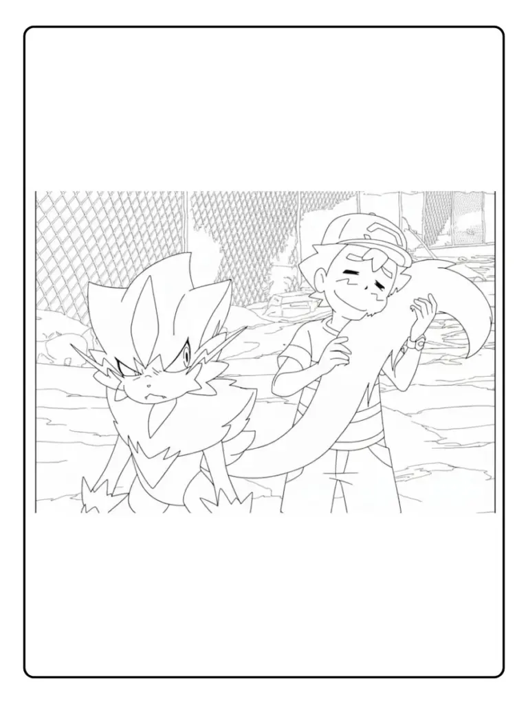 Disegni da Colorare Zeraora (3)