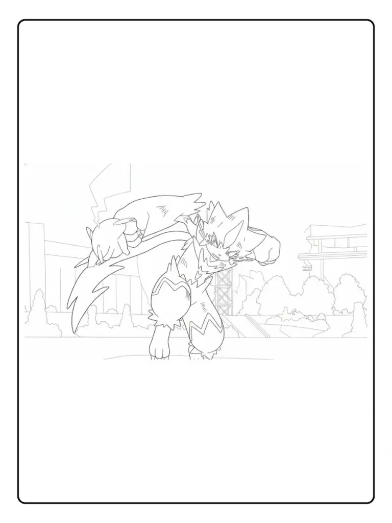 Disegni da Colorare Zeraora (6)