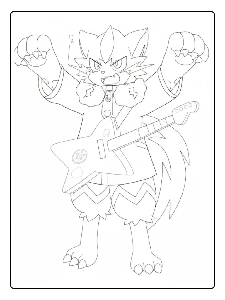 Disegni da Colorare Zeraora (7)