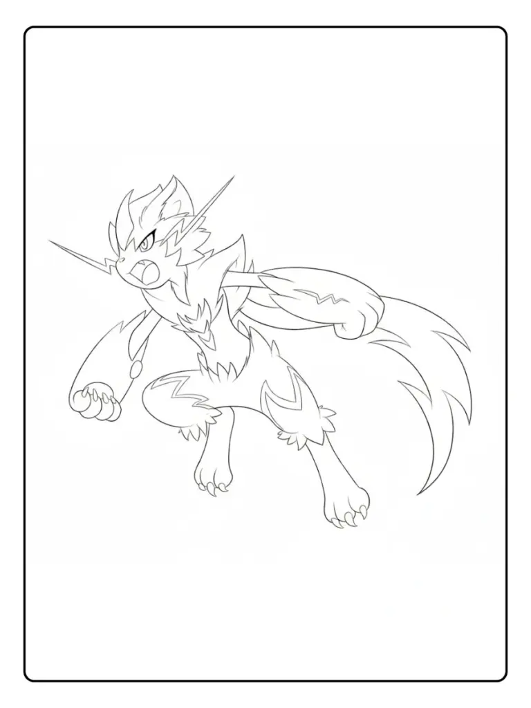 Disegni da Colorare Zeraora (8)