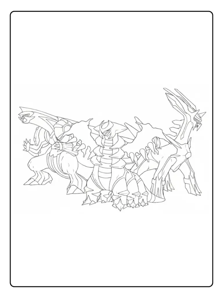 Disegni da Colorare dei Pokémon Leggendari (10)