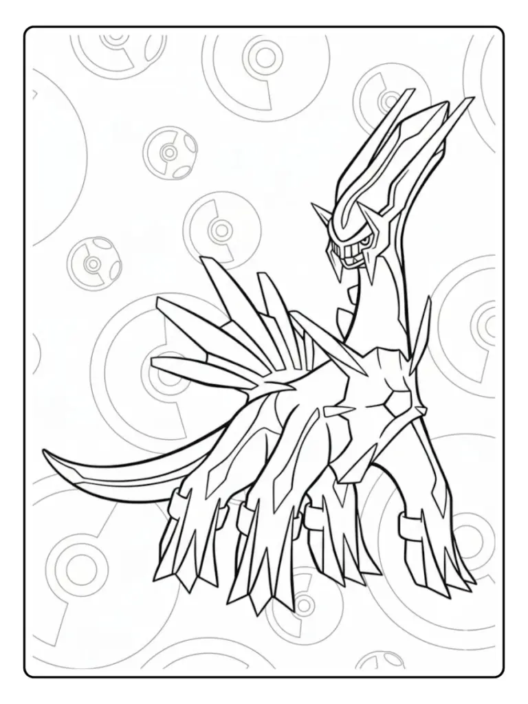 Disegni da Colorare dei Pokémon Leggendari (14)