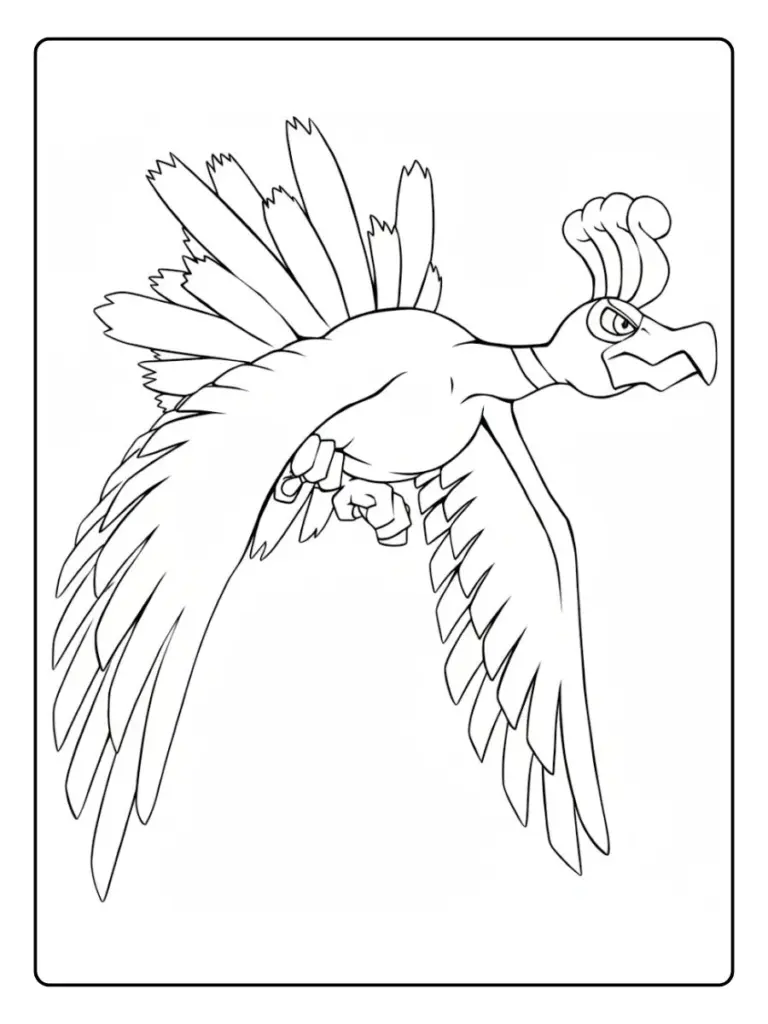 Disegni da Colorare dei Pokémon Leggendari (7)