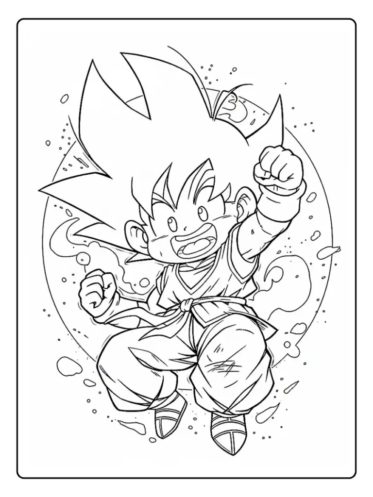 Disegni da Colorare di Dragon Ball (1)