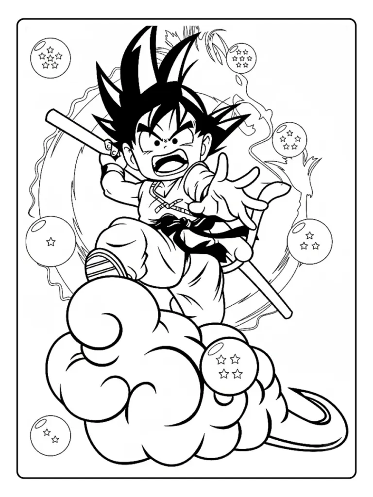 Disegni da Colorare di Dragon Ball (10)